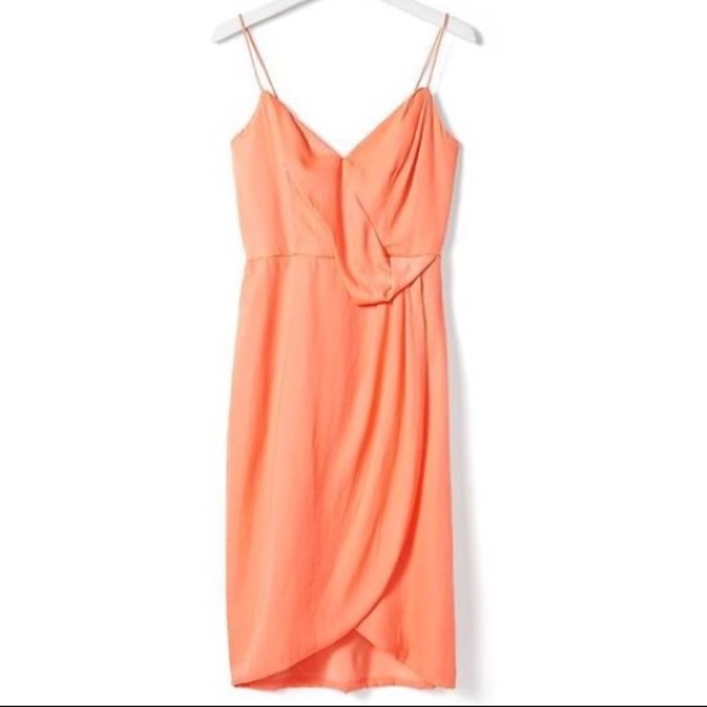 Banana Republic Strappy Drape Front Dress
